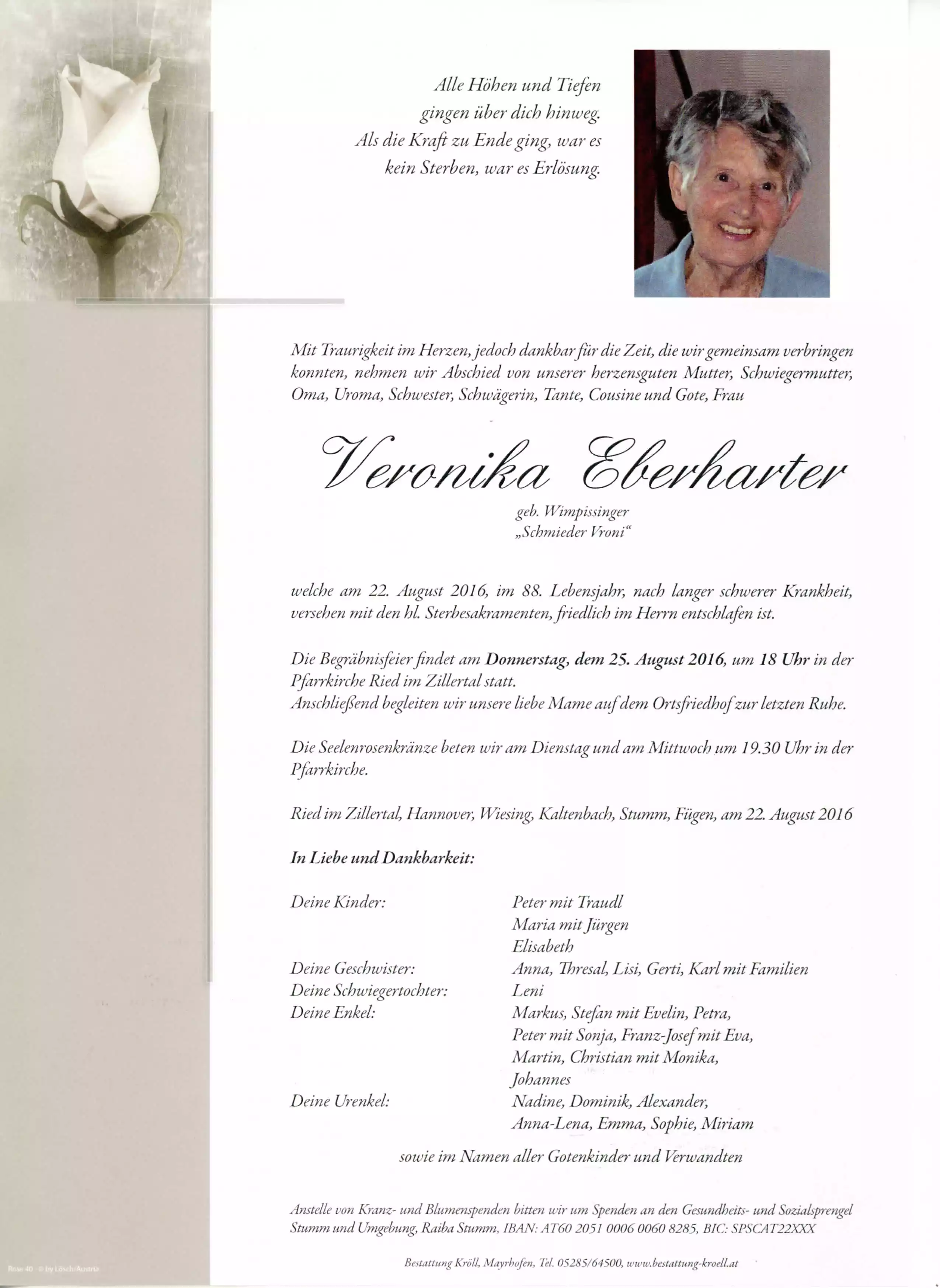 Parte von Veronika Eberharter 
